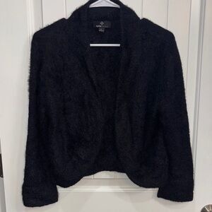 Eyelash Ronni Nicole Black Cardigan